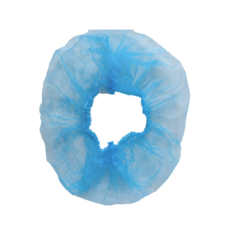 一次性无纺布防尘条形帽餐厅厨房护士帽无尘车间头套美容院头罩