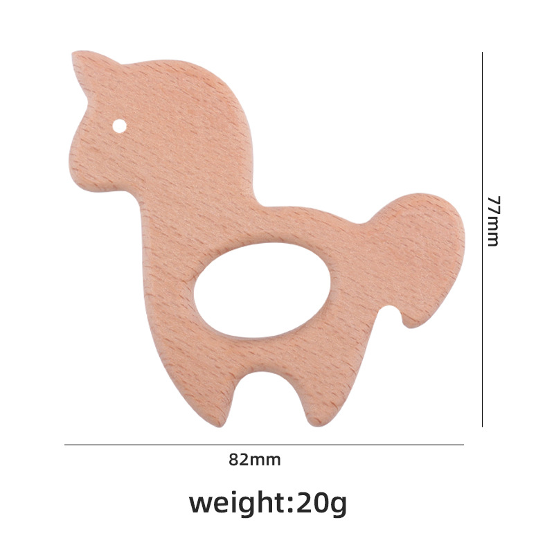 Nuevo bebé suministros de haya juguete bebé molar dibujos animados pájaro dinosaurio erizo unicornio mordedor