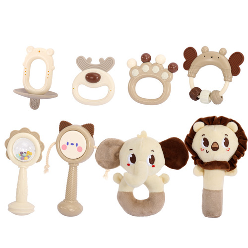 Maybelle 0316 rattle soothing toy newborn baby biteable baby grasping puzzle 0-1 year old gift box gift