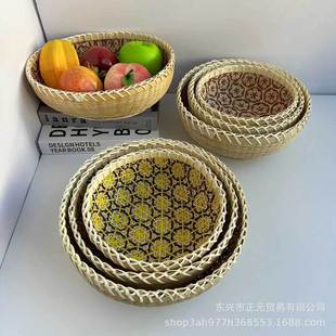 Vietnam bamboo basket bamboo dustpan household bamboo steamed bun basket fruit bamboo basket farm bamboo products storage basket steamed bun basket