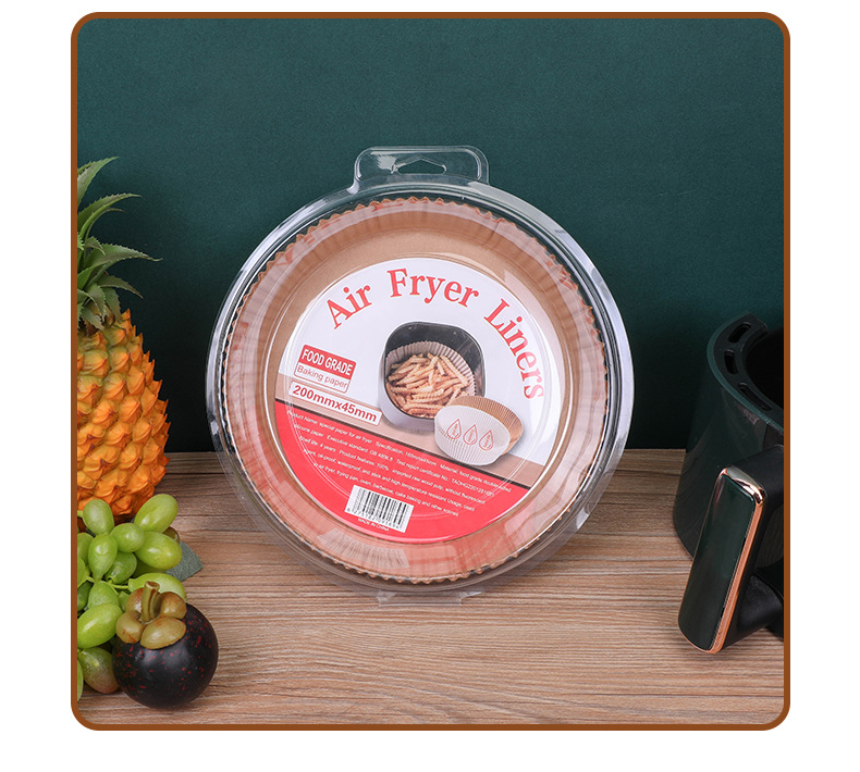 New food grade fryer paper cooking barbecue oil-resistant paper home air fryer oven silicone paper wholesale