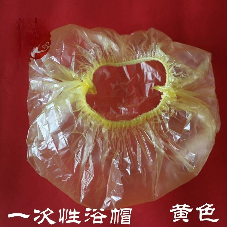 Бесплатная доставка Одноразовая шапочка для душа Независимая упаковка водонепроницаемая утолщенная пластиковая ванна для взрослых масляная капюшон Easy Vanss