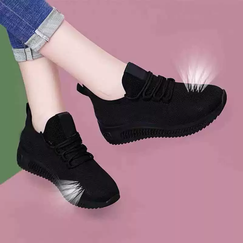 Summer breathable work footwear, comfortable shoes for mother, soft sole