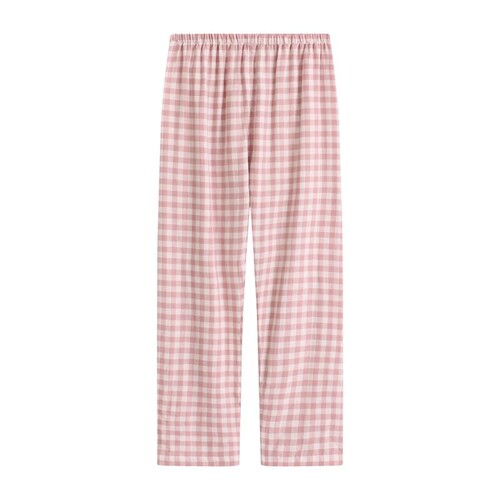 MUJI Japanese-style Good-quality 100% Cotton Double-layer Yarn Pajama Pants for Women—Spring/Summer 100% Cotton Loungewear Pants, Casual Long Pants for Couples and Men