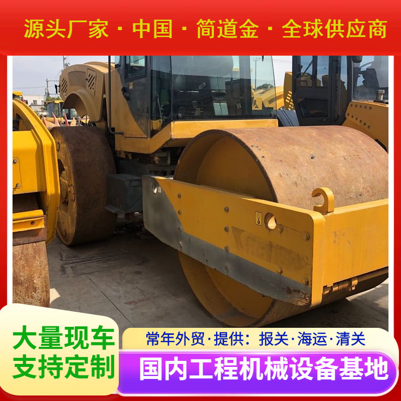 二手铁三轮压路机商家主荐 2手旧3钢轮静碾压路机精品干活少