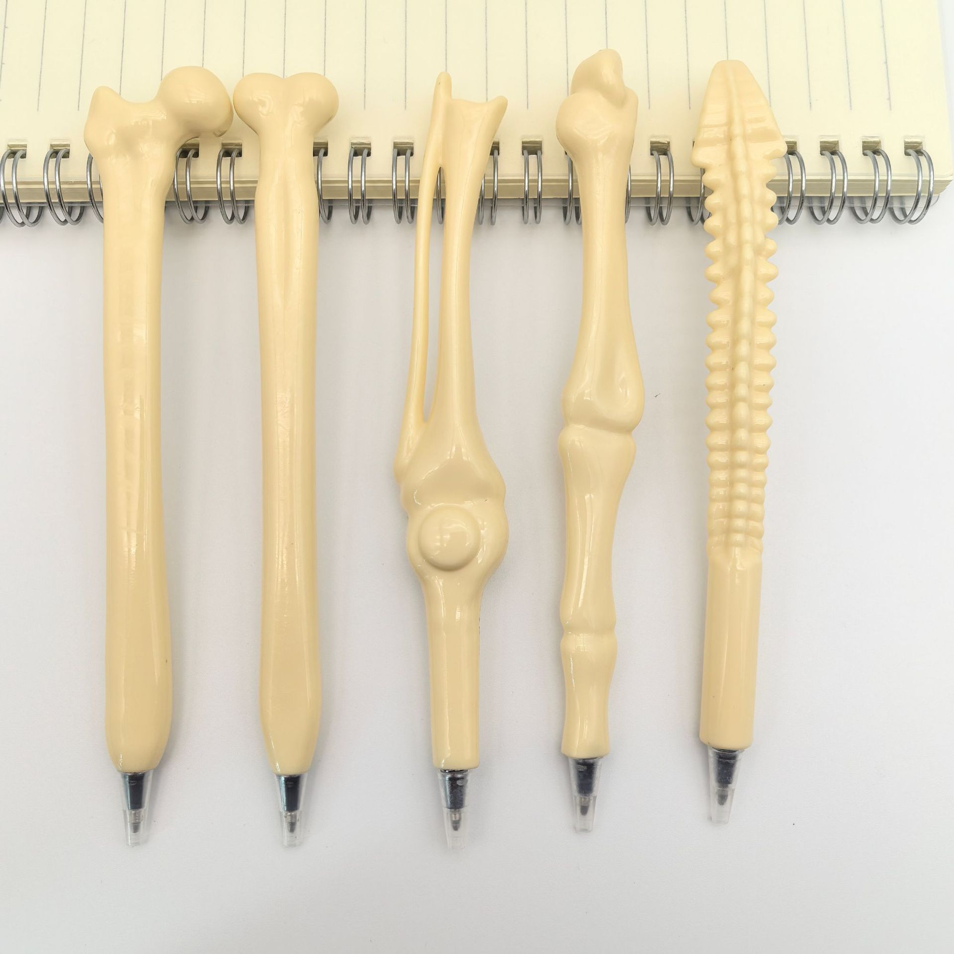 dibujos animados forma de hueso bolígrafo creativo papelería personalidad bolígrafo para estudiantes primarios bolígrafo regalo al por mayor