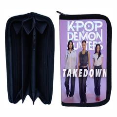 K-Pop猎魔女团学生零钱包 DIY定制儿童长款钱包卡包