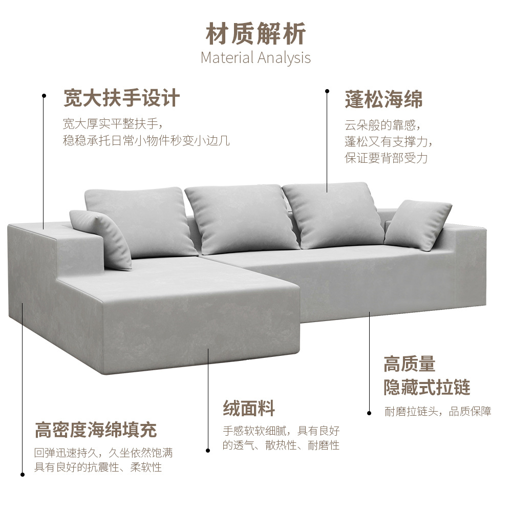 Nuevo Sofá Modular de Esponja Transfronterizo, Sofá Cama Creativo para el Hogar, Combinación de Sofás KE, Venta al por Mayor