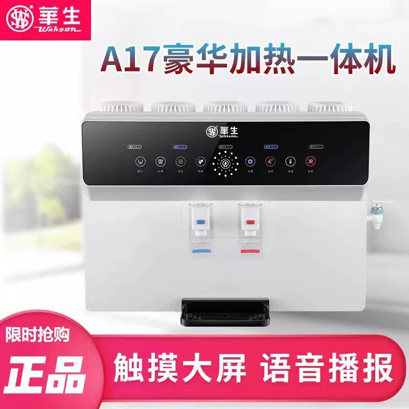 Watson Water Purifier Household Direct Drinking Ro Reverse Osmosis Filtration Kitchen Intelligent Voice Heating All-In-One Machine Wholesale