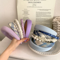 Hairband Internet celebrity 2024 new hair accessories French face wash hairpin headband hairband women go out hair pressure headband hair bundle