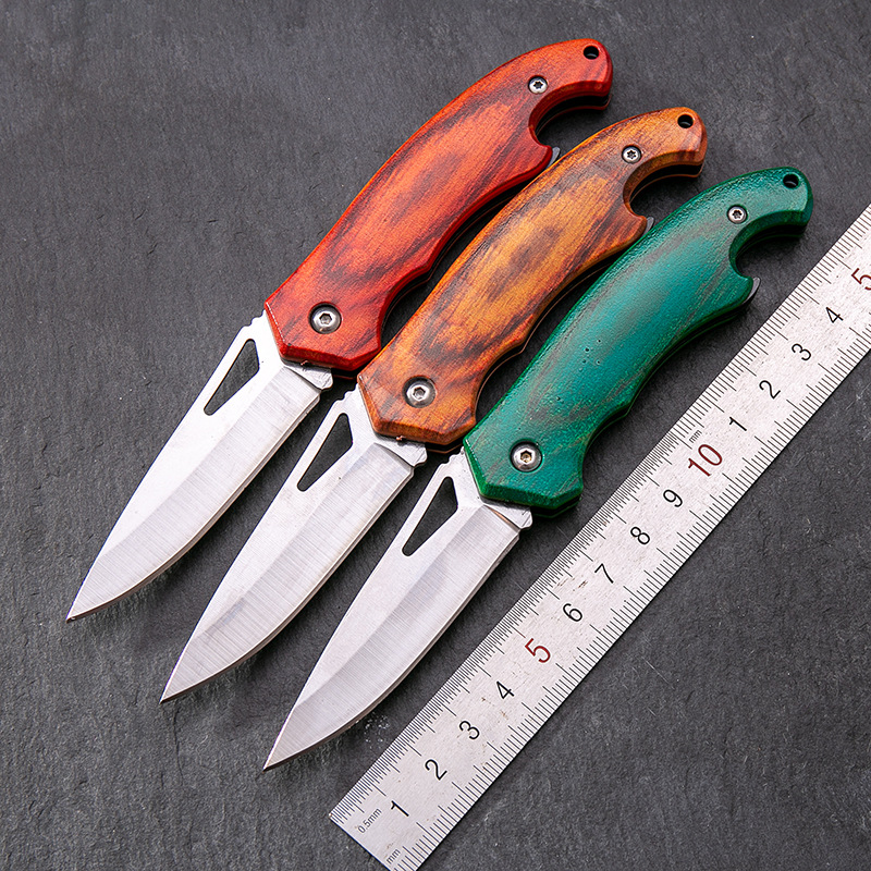 工厂供应迷你口袋小折刀 开瓶盖户外刀 折叠刀礼品小刀 烧烤刀具