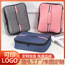 饭盒保温包便当学生铝箔加厚带饭包便携上班保温袋分格餐盘手提包