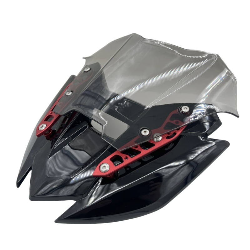 Suitable for 2025 Yamaha Nmax155 Modified Windshield Nmax Competitive Front Windshield Combat Sports Windshield