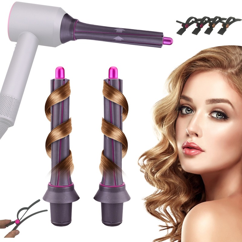 ダイソンヘアドライヤーアクセサリー用アダプター、ロングヘア用カーリングバレル、カーリングアイロン、自動カーリングノズル|undefined
