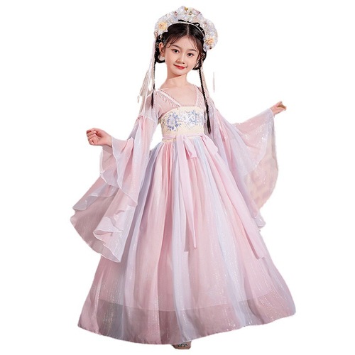 Hanfu girls paragraphs wholesale China spring wind Ru skirt thin girl costume super ancient fairy costume children dress