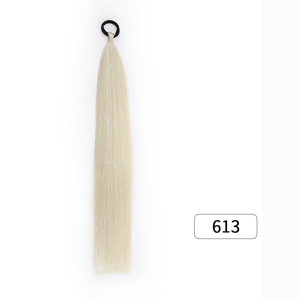 Venta al por mayor de hilo de oro y plata para comercio exterior, para pelucas y coletas de rastas EZ, de un solo hilo, con degradado de colores, para cabello trenzado DIY, hilo láser y trenzas grandes.