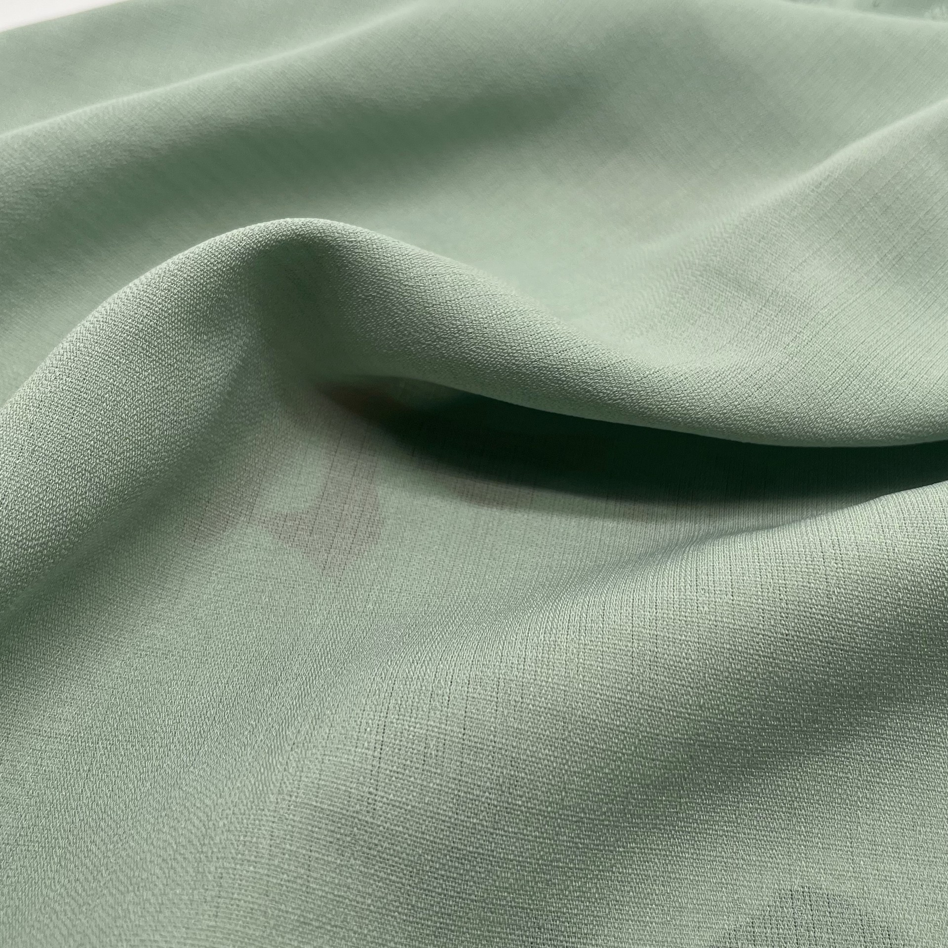 Autumn Fragrance Linen-Imitation Non-Stretch Polyester Hidden-Grid Fabric for Spring/Autumn Artistic Retro Dress, Pants, Shirts, and Tops