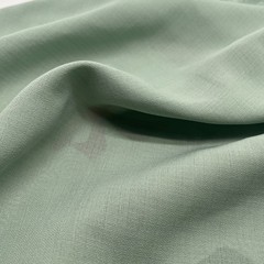 Autumn Fragrance Linen-Imitation Non-Stretch Polyester Hidden-Grid Fabric for Spring/Autumn Artistic Retro Dress, Pants, Shirts, and Tops