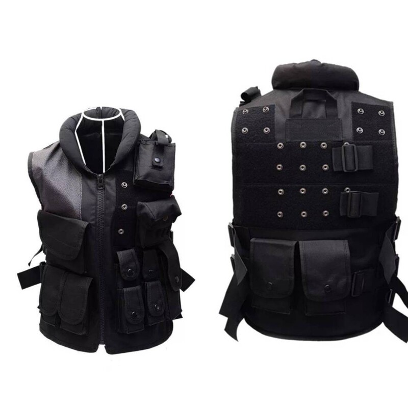 Factory Direct Sales Outdoor Tactical Vest Field Vest Warm Vest Cs Special Duty Security Clothing Can Be Affixed with Velcro