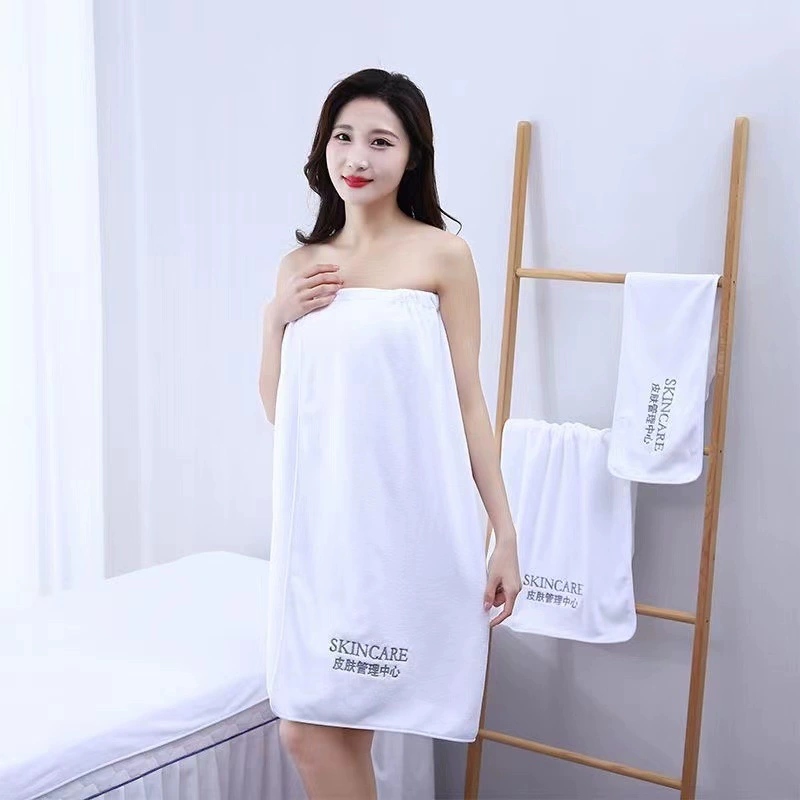 Плотное махровое платье-халат из кораллового флиса, мягкое и впитывающее, можно носить в салонах красоты, домашнее платье-халат для купания.