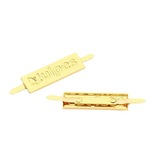 Металлическая сумка с буквами, металлический бумажник, аксессуар для сумки, английские буквы, с печатью вашего логотипа