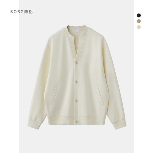 2025 New Spring Autumn Versatile Loose Personal Trendy Fashion V-Neck Casual Long-Sleeve Jacket