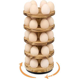 跨境鸡蛋置物架可旋转多层蛋托鸭蛋厨房收纳节日装饰展示鸡蛋托盘