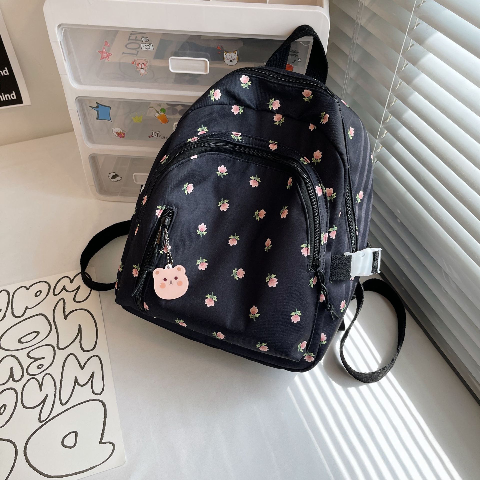 Mini mochila ins nicho estilo coreano japonés Escuela Primaria estudiante impreso pequeña 2022 nueva bolsa de viaje