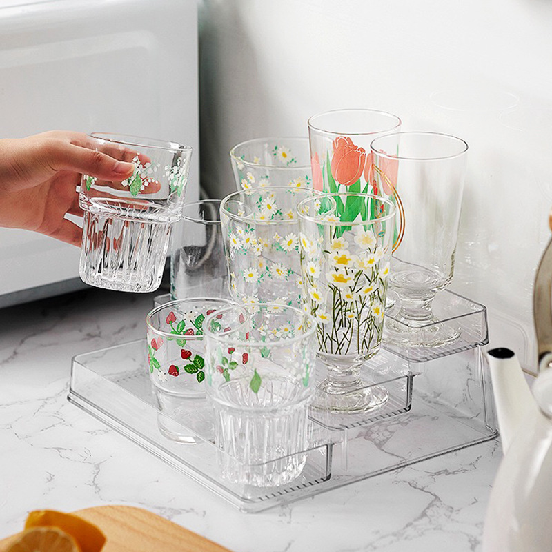 Acrylic Desktop Cosmetic Nail Polish Gel Perfume Storage Rack Stepped Storage Table Multi-layer Display Rack