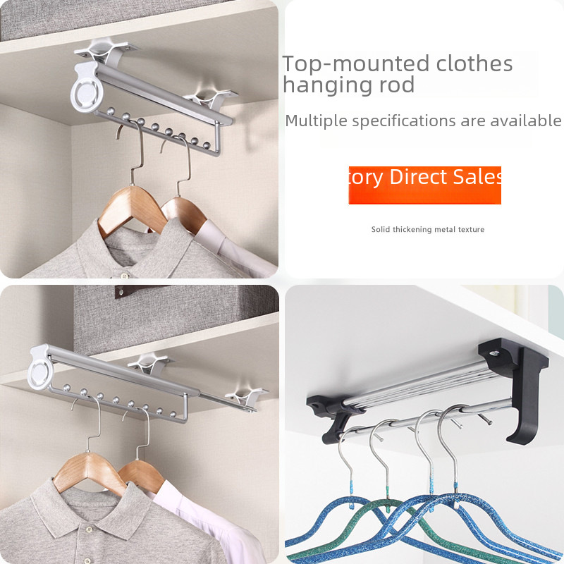 Polo mud pull-out pants rack multi-function cabinet built-in storage…