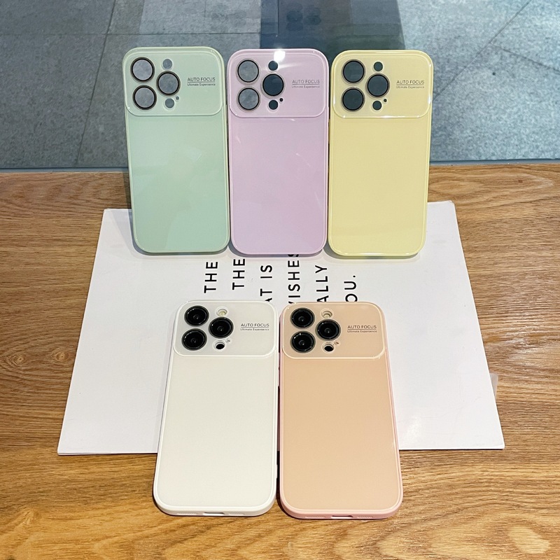 大视窗自带镜头膜16ProMax苹果手机壳12iphone17适用14高级纯色壳|undefined