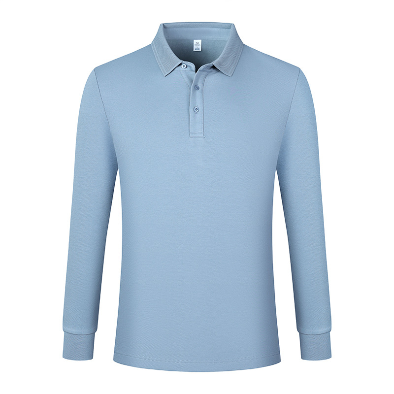 Trajes de oficina de hombre ropa de alta calidad personalizada algodón modales otoño invierno camisa polo personalizada