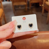 Silver needle, fashionable fresh earrings from pearl, accessory, silver 925 sample, simple and elegant design, wholesale