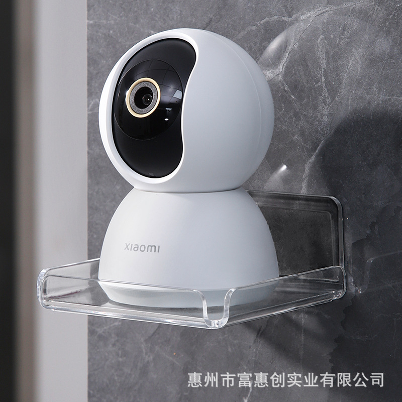 Estante de enrutador Soporte de almacenamiento sin perforaciones de pared Cámara de pared Soporte de monitoreo de sala de estar de pared