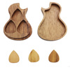 Guitar pick case woodiness Paddles suit Personalized Paddle Box Customization can be printed LOGO Copywriting Pick the necklace