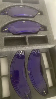 caliper cover modification — Brake caliper cover - electroplated-purple-caliper-cover