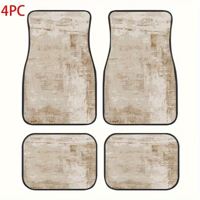 Avtomobil döşəmə paspasları — and Scratch-Resistant Mats, Easy to Care - zx-car-floor-mats-simple-13-4570-self-cut-1-piece-of-silk-circle-for-the-front-foot