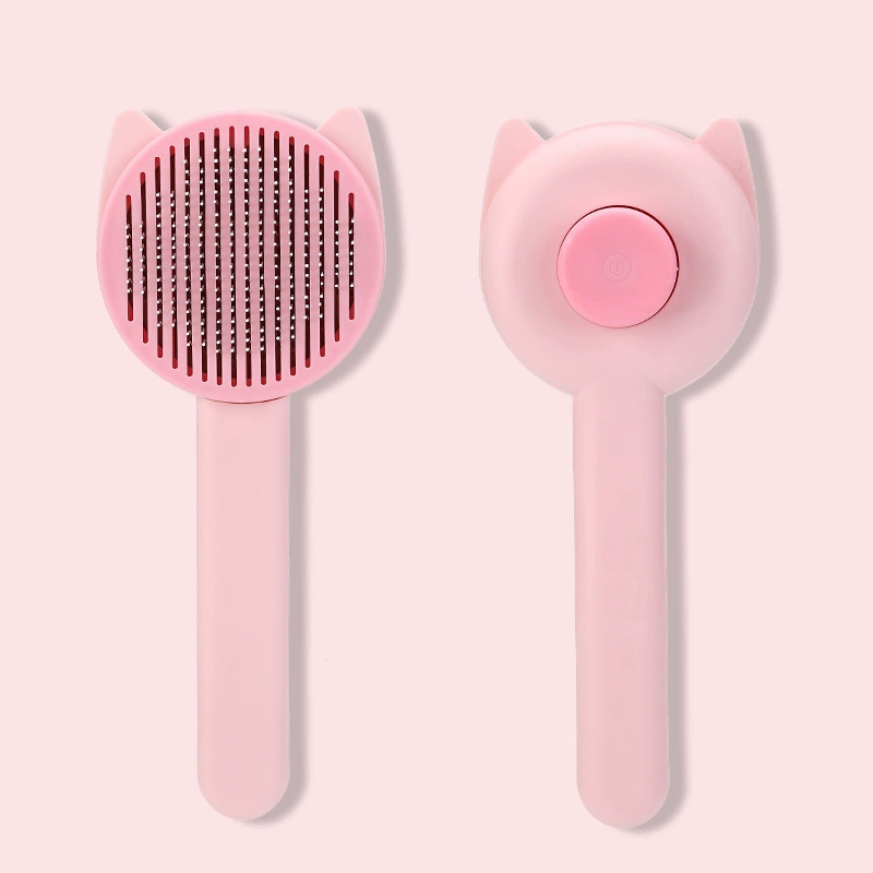 Расческа для домашних животных, специальная чистящая расческа для ухода за кошками, косметический массажер, удаляет шерсть и блох, щетка для удаления шерсти у собак для удаления блох.