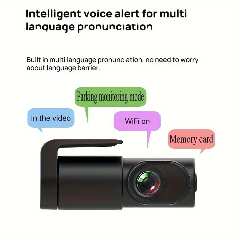 1080P HD Night Vision Car Dash Cam Wireless WiFi