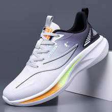 男鞋新款夏季网面透气休闲运动鞋男款轻便学生跑步鞋青年乔丹时尚