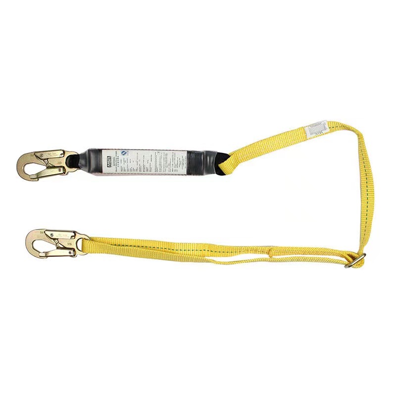 MSA/梅思安 9302002 Workman单腿反扣型吸震绳  两端19mm开口挂钩