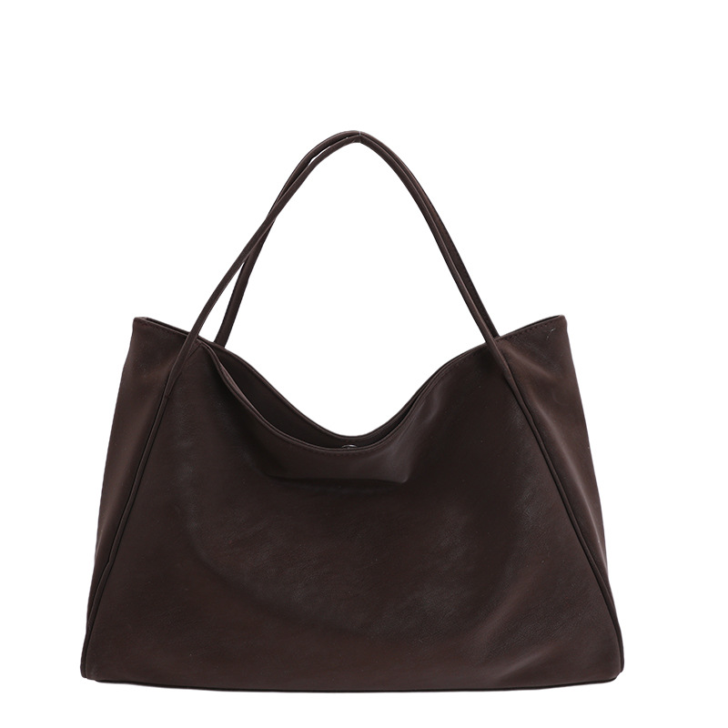 Bolsa de hombro coreana retro de gran capacidad, nicho, bolsa de viaje diario, bolsa de mano extranjera
