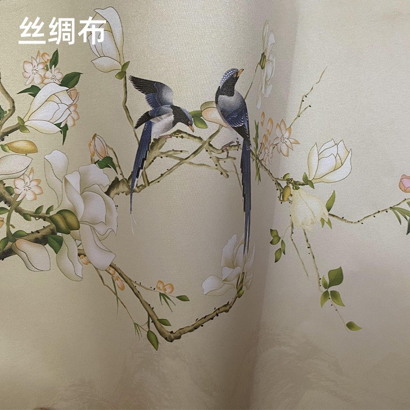 실크 천 전체 조각