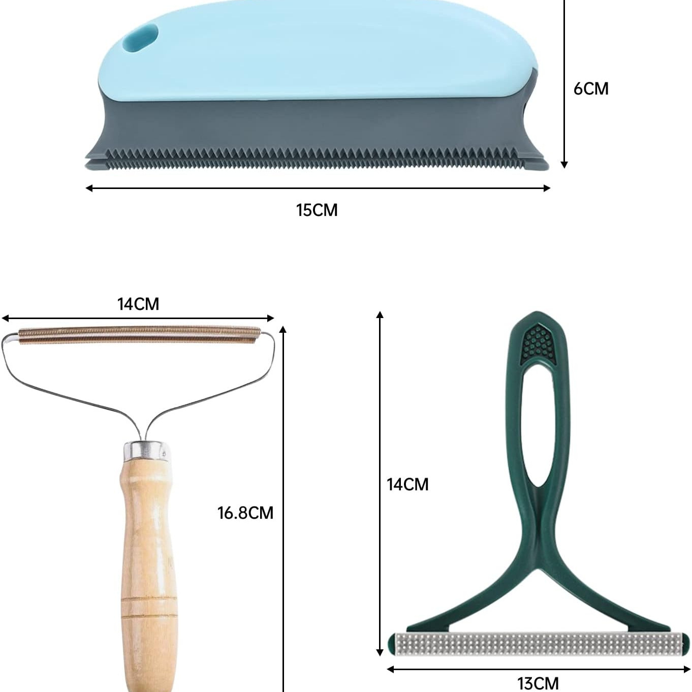 A3015 suéter de cachemira raspador de pompones de cobre