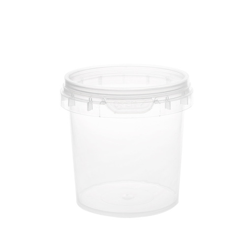 150ml Thickened Transparent Small Round Bucket Takeaway Sealed Soup Congee Bowl Sugar Water Separating G Bottle Storage Bucket Powder Bucket Wholesale