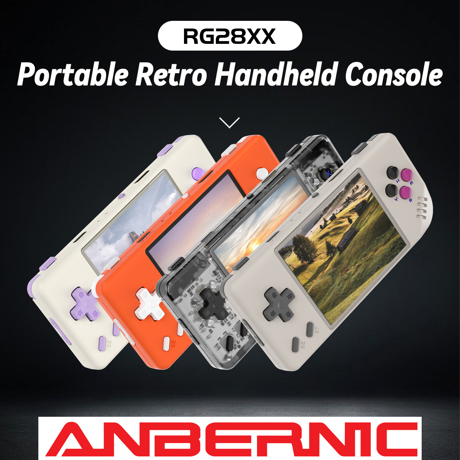 ANBERNIC安伯尼克RG28XX游戏机复古怀旧掌上便携掌机街机