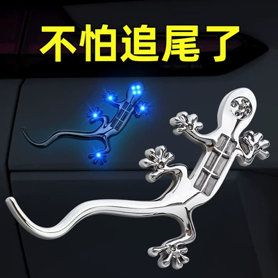 Avtomobil Motosiklet Günəş Xəbərdarlıq İşığı, LED Flaş, Gekko Bəzək Stikeri