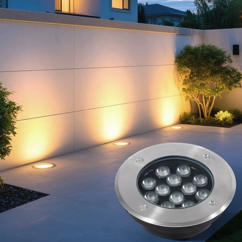 lámpara enterrada LED lámpara de suelo incorporada lámpara de césped impermeable al aire libre lámpara de suelo lámpara de jardín lámpara enterrada lámpara de paisaje image 2