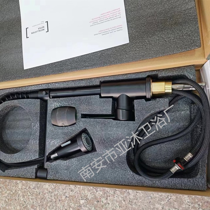 Grifo de cocina de acero inoxidable con muelle y doble salida – grifo extraíble giratorio 360°