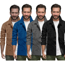 欧美牛仔男衬衣2025新品wish美式复古开衫欧洲站亚马逊外套现货